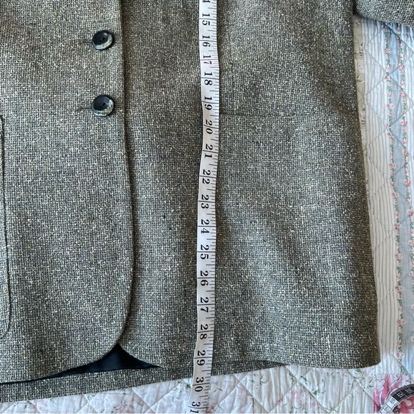 Vintage Klein Petit Paris Blazer Size 10 Wool Cotton Blend - Picture 7 of 13